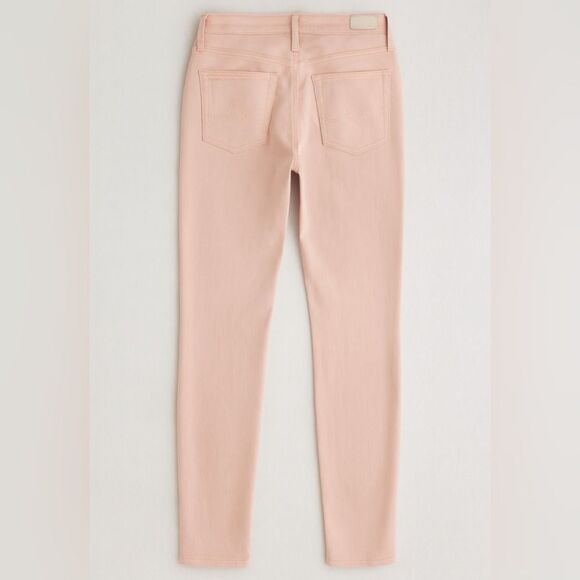 AG Adriano Goldschmied Women's Jeans 31 Prima Crop Cigarette Pink  Denim - Picture 4 of 9